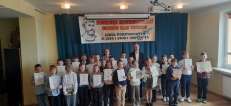 Sukces ucznia naszej szkoły w konkursie matematycznym! 