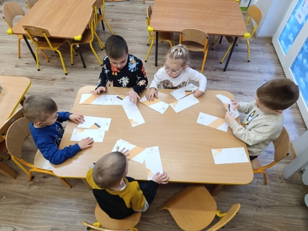 Dzień Kredki w grupie Motylki