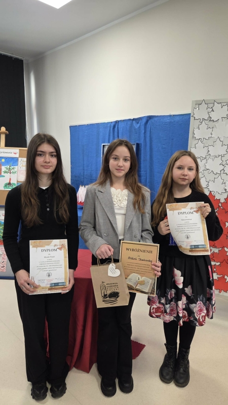 Sukces naszej uczennicy w VI Gminnym Konkursie Pięknego, Głośnego Czytania