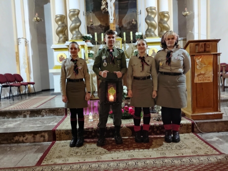 Przekazanie Betlejemskiego Światła Pokoju