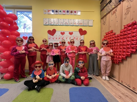 Walentynkowy zawrót głowy w grupie '' Tygryski''