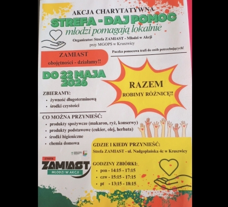 Szkolne Koło Wolontariatu ogłasza nową akcję 
