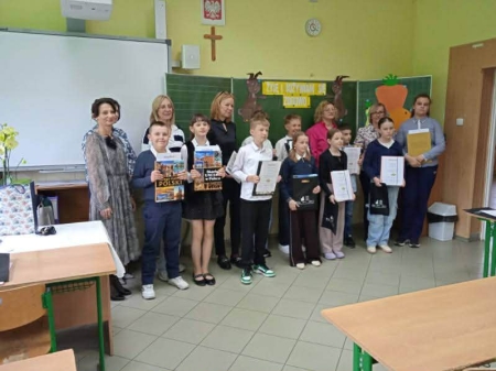 Sukcesy uczniów klasy 4 - Martyny Wesołowskiej i Huberta Różańskiego