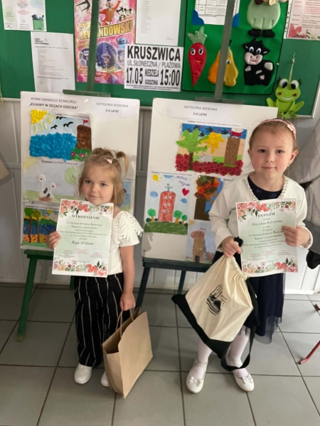 Sukces naszych przedszkolaków w Gminnym Konkursie Plastycznym