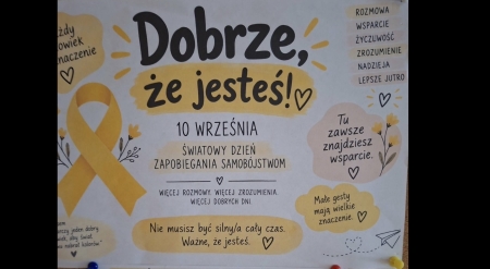 Światowy Dzień Zapobiegania Samobójstwom 