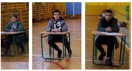 Trzech uczniów zakwalifikowało się do etapu rejonowego Wojewódzkiego Konkursu Pr...