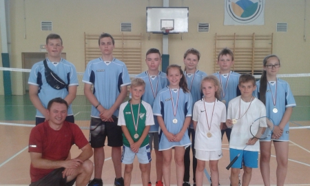 8 medali na ''Turnieju badmintona'' w ramach ''Kruszwickich Dni Sportu''...