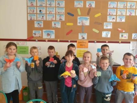 Światowe Dni Origami w klasach 1 - 3